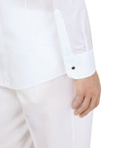 Cotton Gold-fit tuxedo shirt - | Dolce & Gabbana