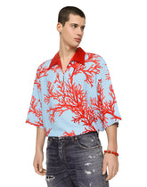 Coral-print Hawaiian shirt - | Dolce & Gabbana