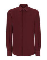 Crepe de chine gold-fit shirt - | Dolce & Gabbana