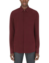 Crepe de chine gold-fit shirt - | Dolce & Gabbana