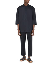 Linen shirt with 3/4 sleeves - | Dolce & Gabbana