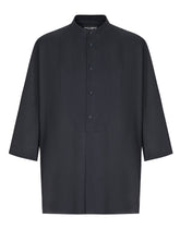 Linen shirt with 3/4 sleeves - | Dolce & Gabbana