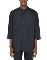 Linen shirt with 3/4 sleeves - | Dolce & Gabbana