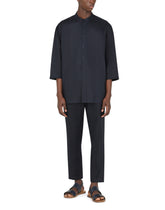 Linen shirt with 3/4 sleeves - | Dolce & Gabbana