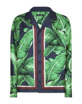 Banana-tree-print silk shirt - | Dolce & Gabbana