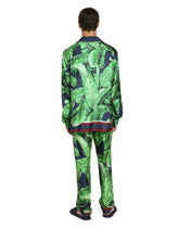 Banana-tree-print silk shirt - | Dolce & Gabbana