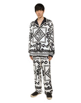 Marina-print silk shirt - | Dolce & Gabbana
