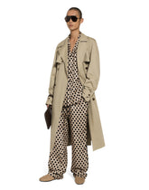 Silk shirt with polka-dot print and DG logo - | Dolce & Gabbana
