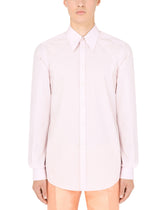 Cotton Martini-fit shirt - | Dolce & Gabbana