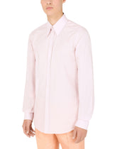 Cotton Martini-fit shirt - | Dolce & Gabbana