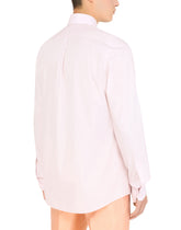 Cotton Martini-fit shirt - | Dolce & Gabbana