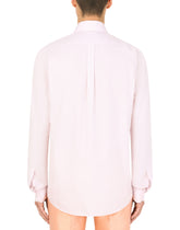 Cotton Martini-fit shirt - | Dolce & Gabbana
