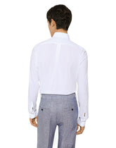 Cotton Martini-fit shirt - | Dolce & Gabbana