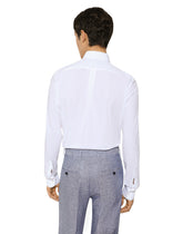 Cotton Martini-fit shirt - | Dolce & Gabbana