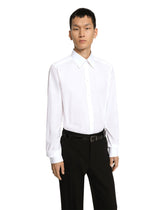 Striped cotton Martini-fit shirt - | Dolce & Gabbana