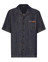 Denim Hawaiian shirt - | Dolce & Gabbana