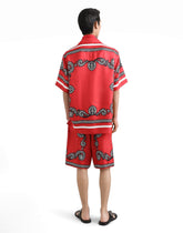 Silk shirt with bandanna print - | Dolce & Gabbana