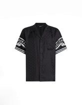Printed silk and denim shirt - | Dolce & Gabbana