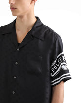 Printed silk and denim shirt - | Dolce & Gabbana