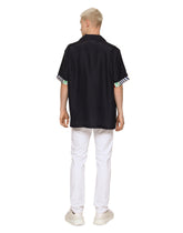 Silk twill Hawaiian shirt with carretto print - | Dolce & Gabbana