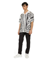 Marina-print silk Hawaii shirt - | Dolce & Gabbana