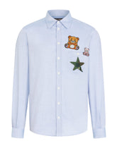 Cotton shirt with multiple patches - | Dolce & Gabbana
