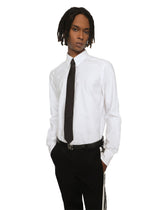 Cotton jacquard Martini-fit shirt with DG Monogram - | Dolce & Gabbana