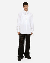 Cotton poplin Martini-fit shirt - | Dolce & Gabbana