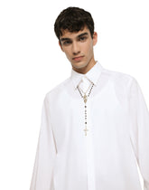 Cotton poplin Martini-fit shirt - | Dolce & Gabbana