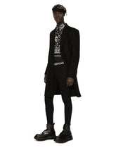 Cotton Martini-fit shirt with bandanna print - | Dolce & Gabbana