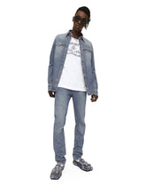 Light blue wash stretch denim shirt - | Dolce & Gabbana