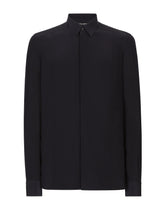Silk crepe de chine Gold-fit shirt - | Dolce & Gabbana