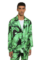 Banana-tree-print silk shirt - | Dolce & Gabbana