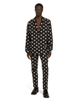 Cotton shirt with DG Monogram print - | Dolce & Gabbana