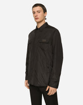 Nylon shirt with logo tag - | Dolce & Gabbana