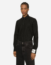 Stretch wool flannel shirt - | Dolce & Gabbana