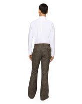 Cotton Martini-fit shirt - | Dolce & Gabbana