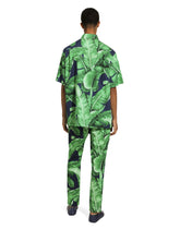 Cotton Hawaiian shirt with banana tree print - | Dolce & Gabbana