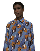 Printed silk Martini-fit shirt - | Dolce & Gabbana