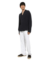 Oversize silk crepe de chine shirt - | Dolce & Gabbana
