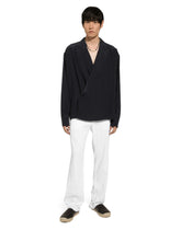 Oversize silk crepe de chine shirt - | Dolce & Gabbana