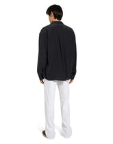 Oversize silk crepe de chine shirt - | Dolce & Gabbana