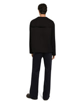 Sailor-style cape blouse with tag - | Dolce & Gabbana