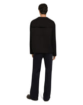 Sailor-style cape blouse with tag - | Dolce & Gabbana