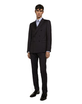 Cotton and linen Martini-fit shirt - | Dolce & Gabbana