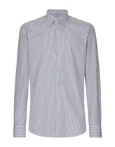Martini shirt in striped poplin - | Dolce & Gabbana