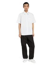 Cotton shirt with DG embroidery - | Dolce & Gabbana