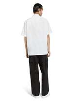 Cotton shirt with DG embroidery - | Dolce & Gabbana