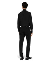 Cotton shirt with DG embroidery - | Dolce & Gabbana