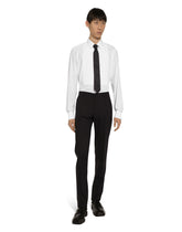 Stretch wool twill trousers - | Dolce & Gabbana